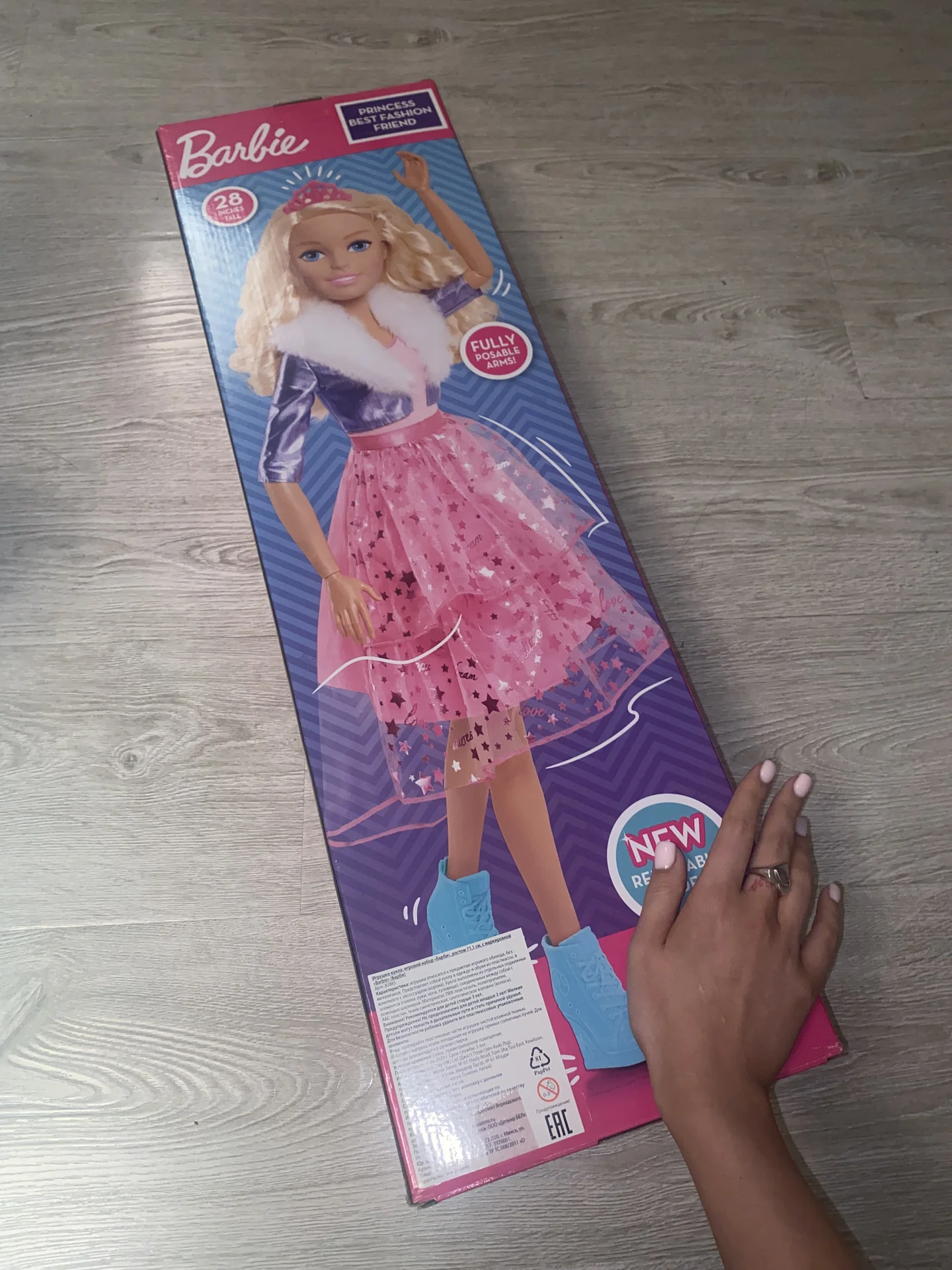 Большая кукла Barbie Барби 71 см новая редкая - миниатюра 3