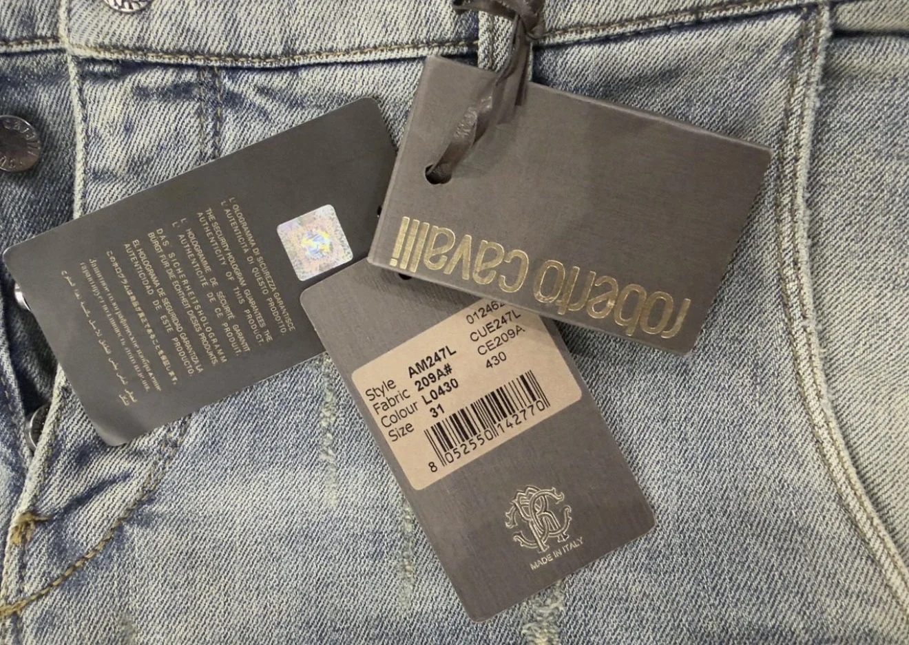 Джинсы Roberto Cavalli - миниатюра 3