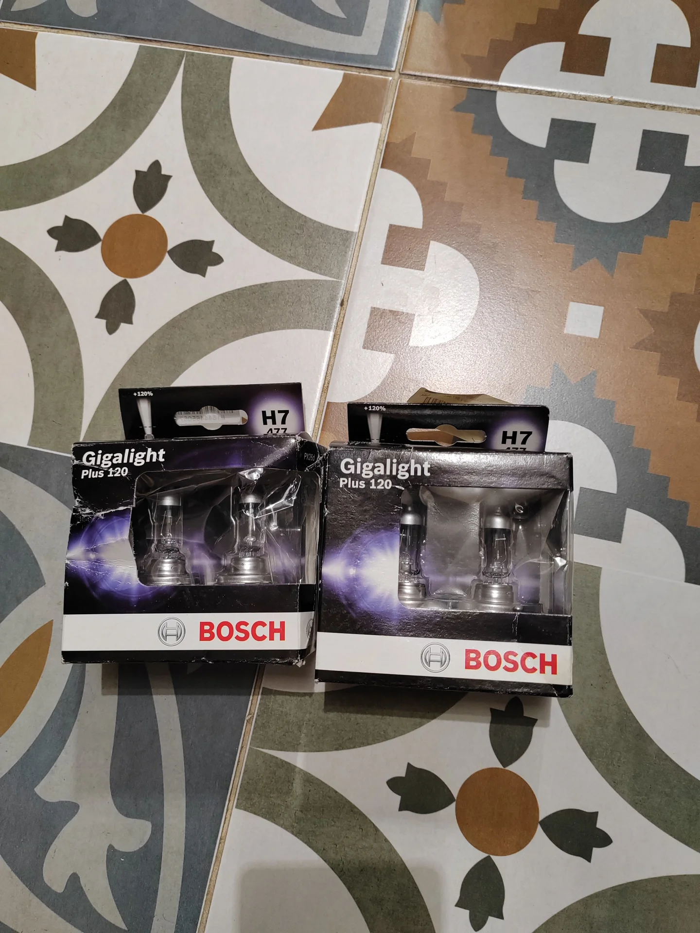 Лампы bosch gigalight + 120 h7 - изображение 1