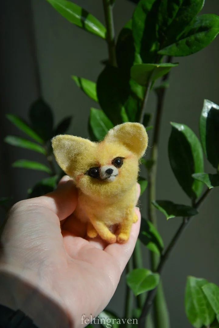 Лиса Фенек Ручная работа