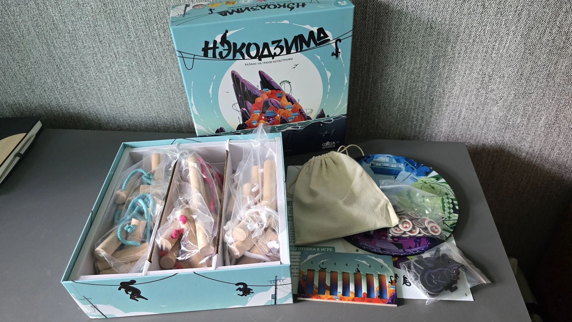 Настольная игра Нэкодзима (Nekojima) - миниатюра 3