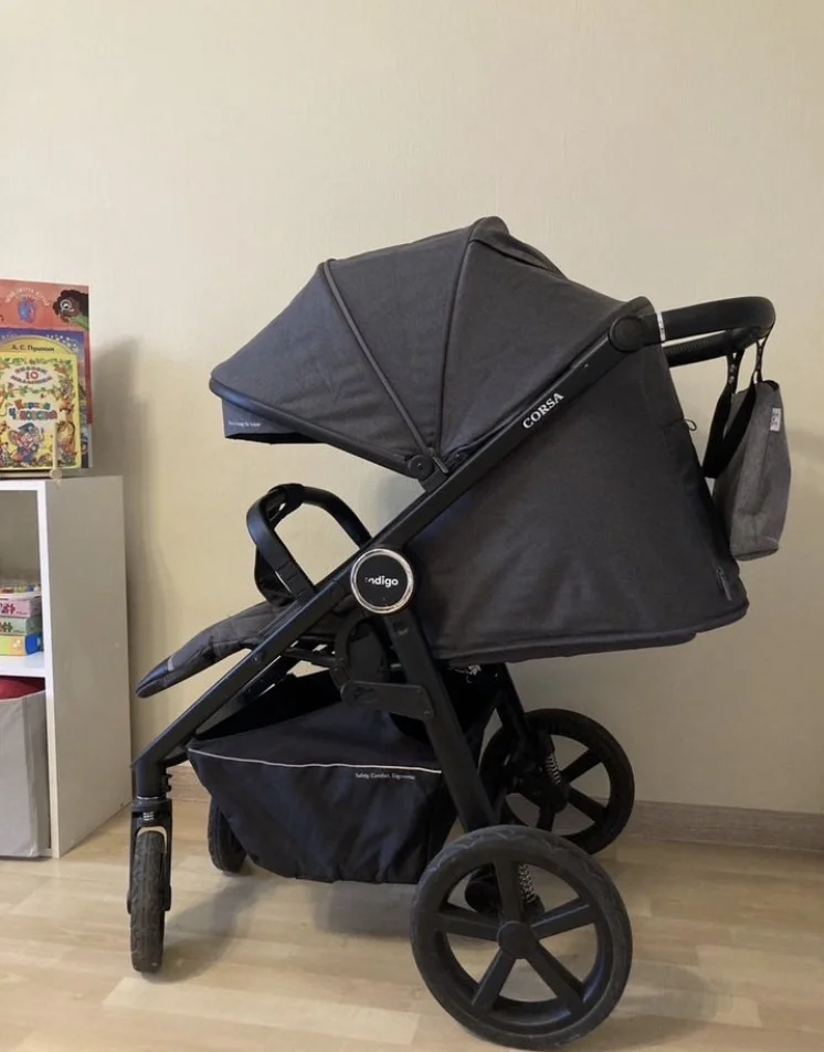 Прогулочная коляска indigo corsa +толокар - миниатюра 3