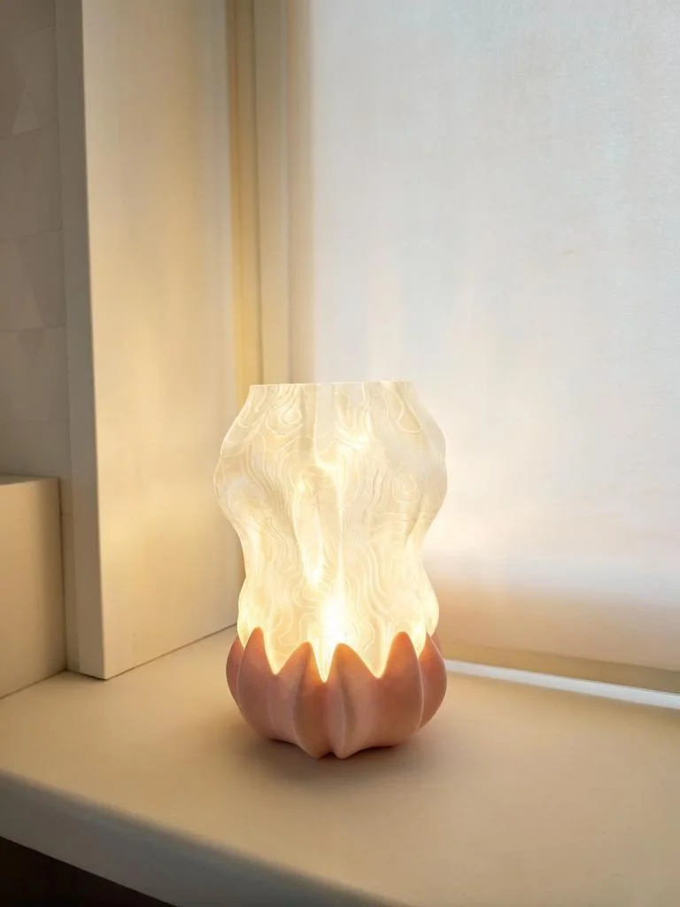 Светильник RGB с рельефным плафоном (PETG / USB / Пульт) - миниатюра 5