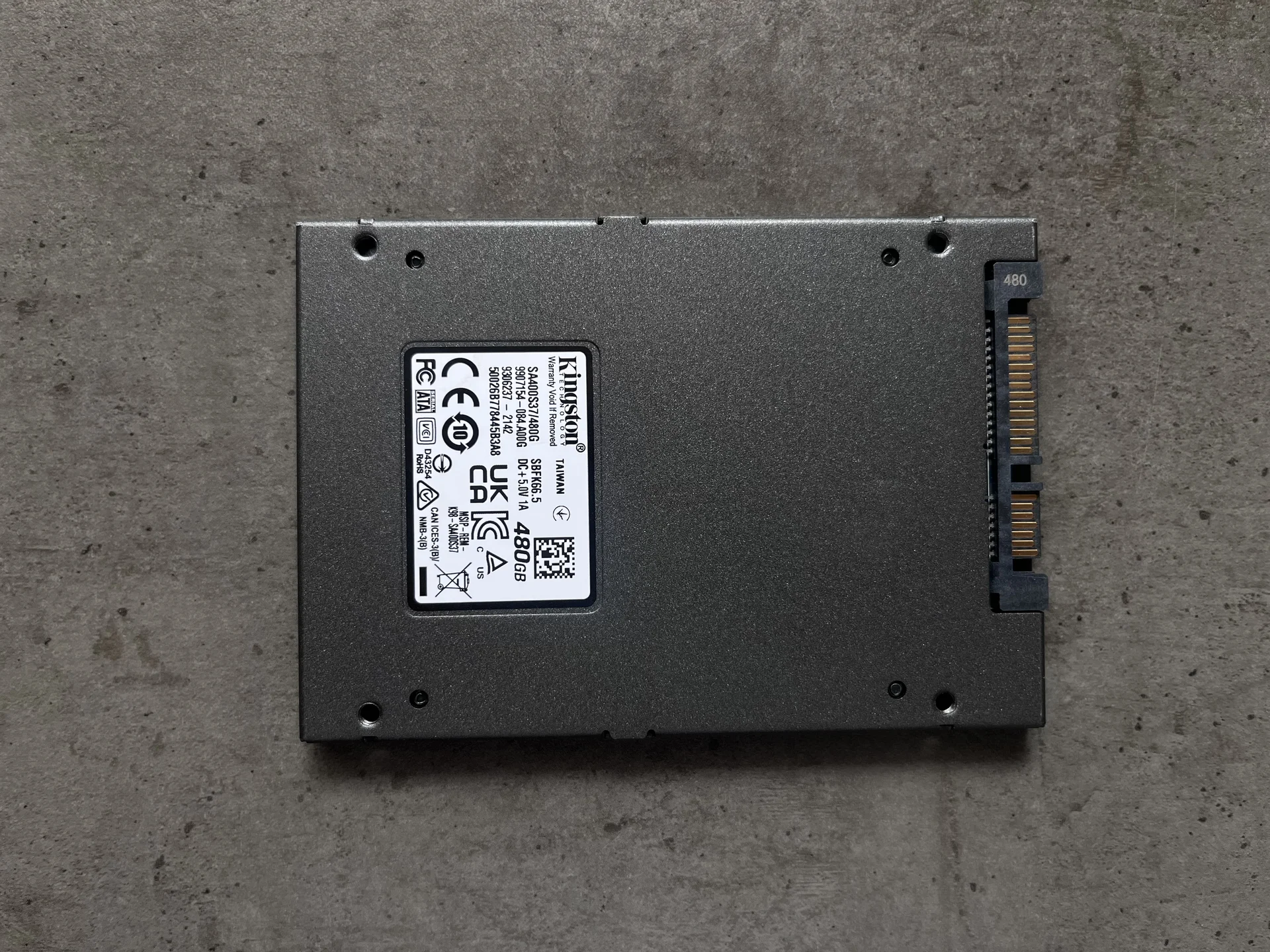 SSD Kingston SA400 480Gb - миниатюра 2
