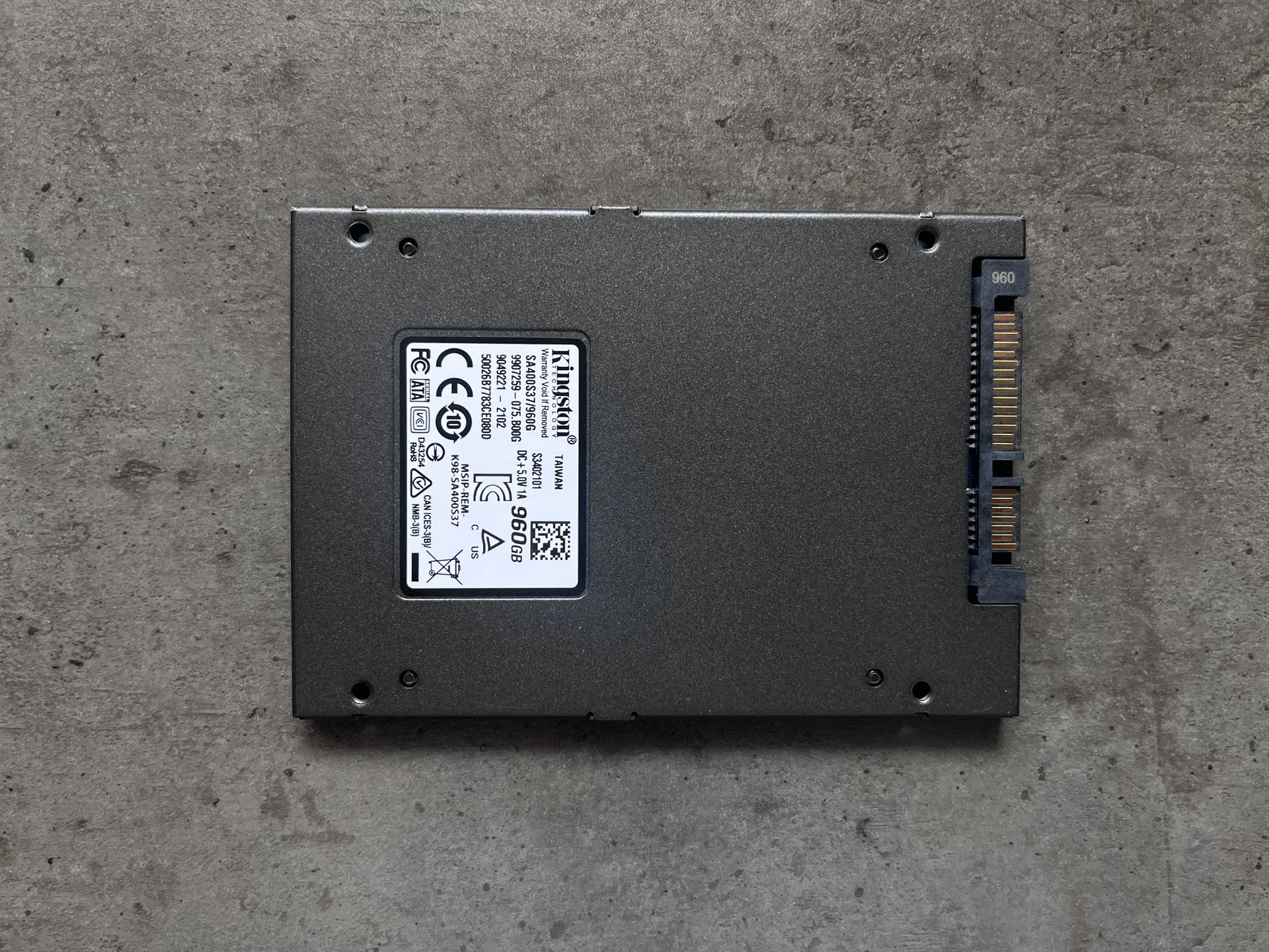 SSD Kingston SA400 960Gb - миниатюра 2