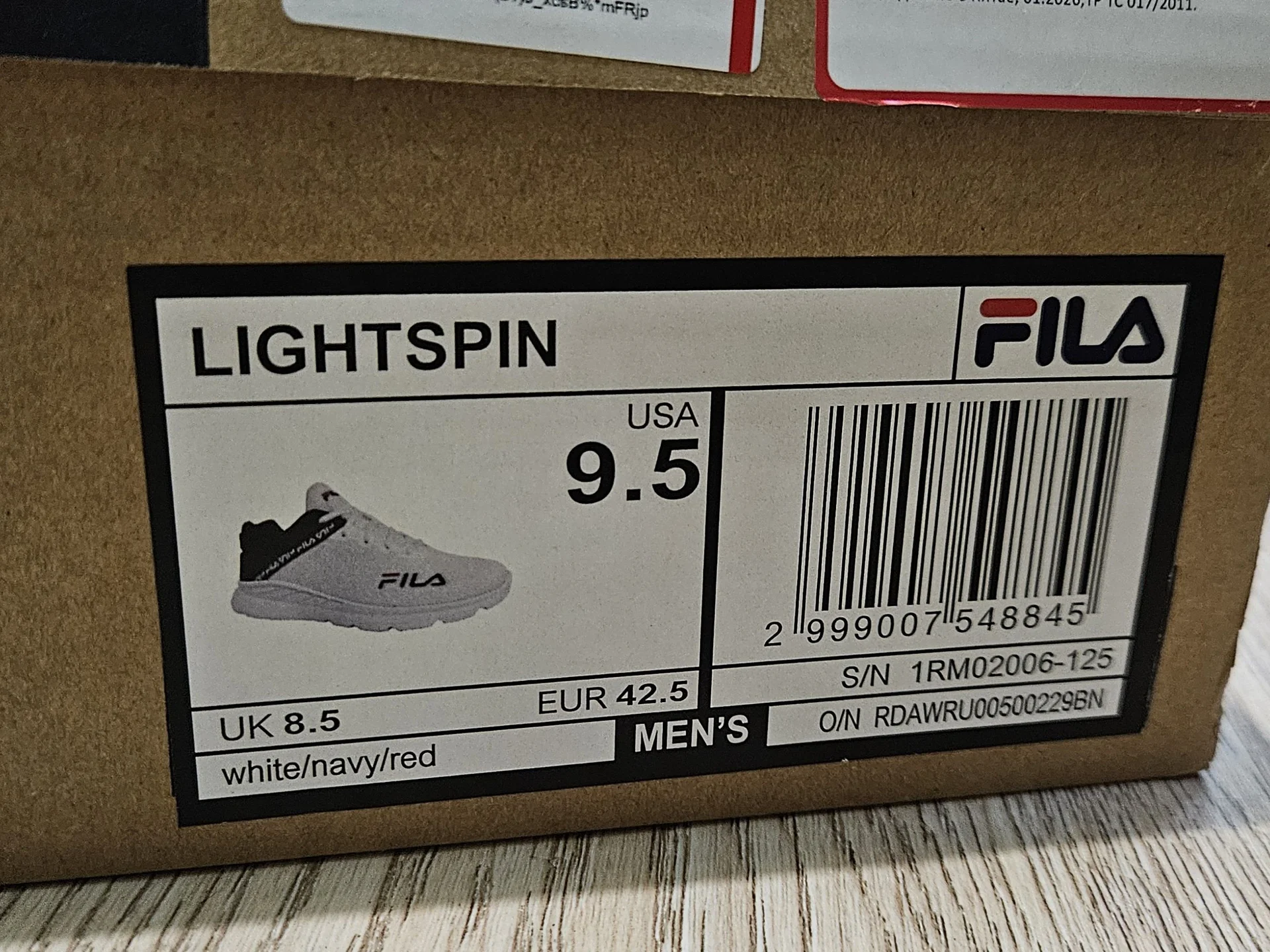 Кроссовки мужские летние fila 42,5 - миниатюра 3