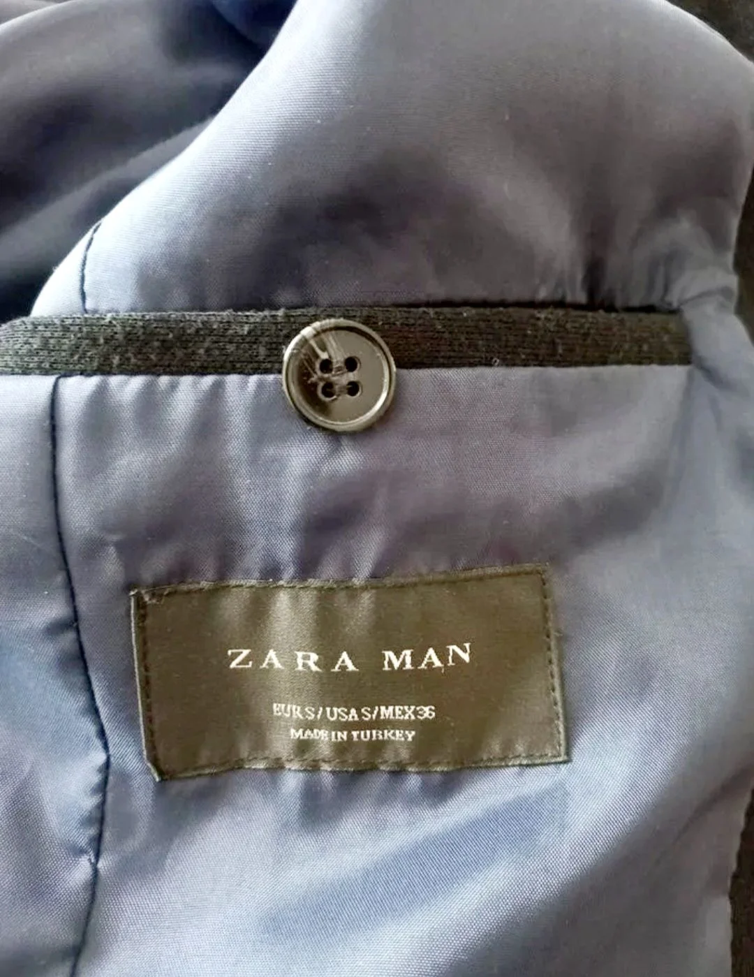 Пиджак мужской Zara 44-46 бу - миниатюра 5