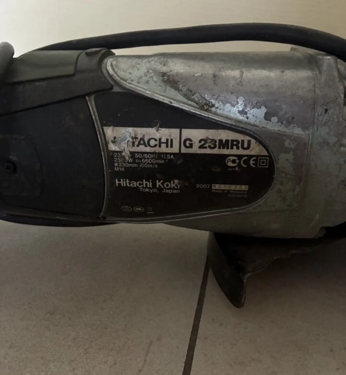 Ушм hitachi g23mru - миниатюра 2
