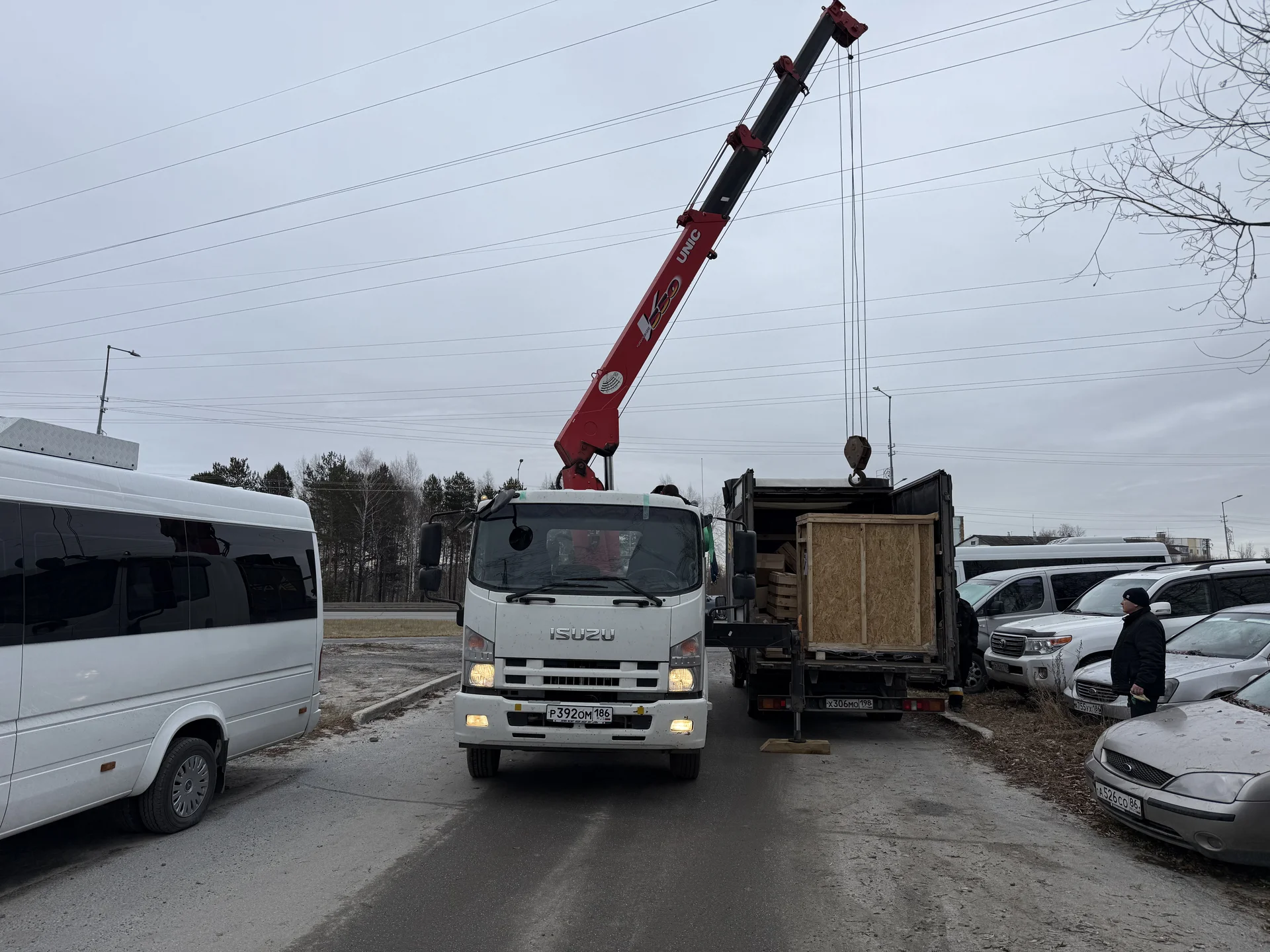 продам манипулятор isuzu юник 550 - миниатюра 2