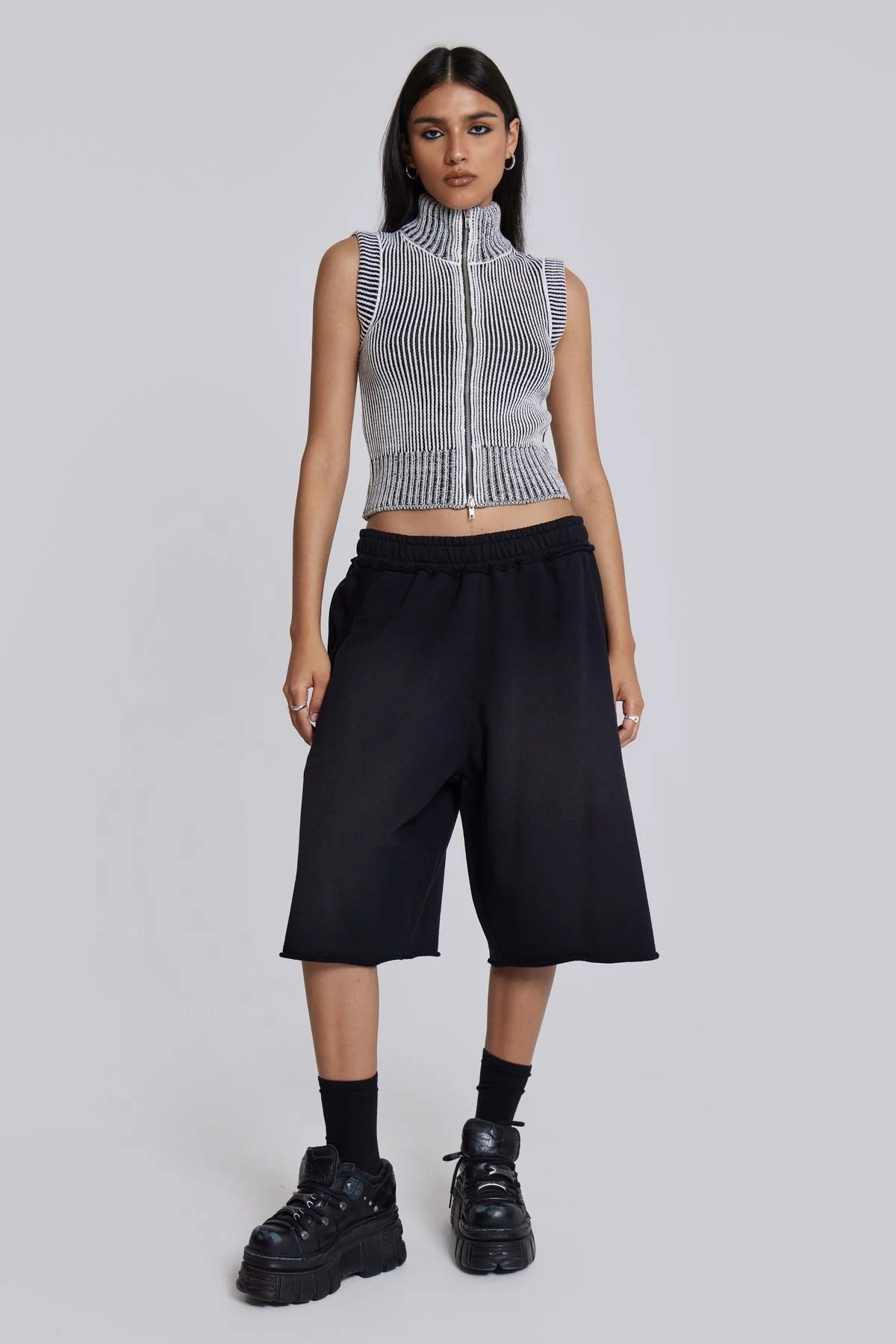 Шорты Jaded London Black Baggy Monster Joggers - миниатюра 5
