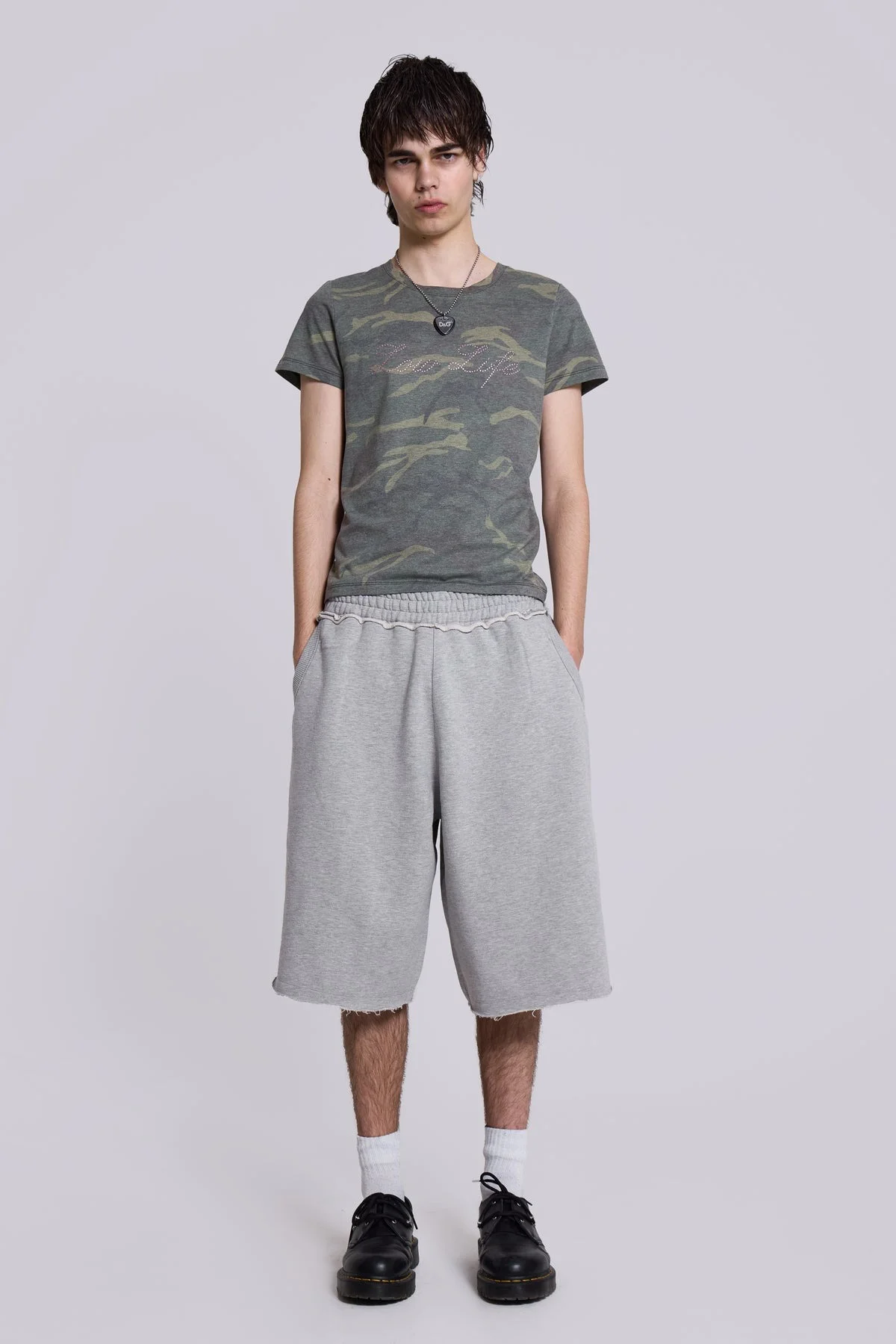 Шорты Jaded London Gray Baggy Monster Joggers - миниатюра 3