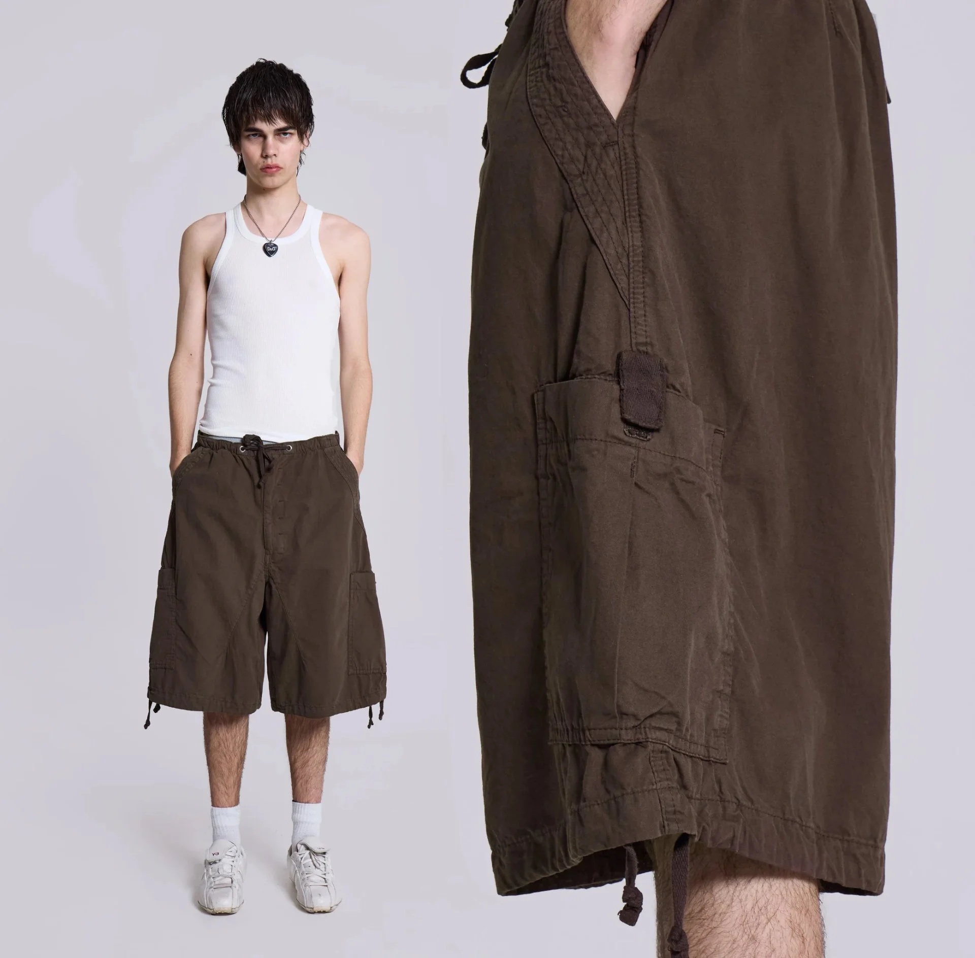 Шорты карго Jaded London Khaki Parachute - изображение 1