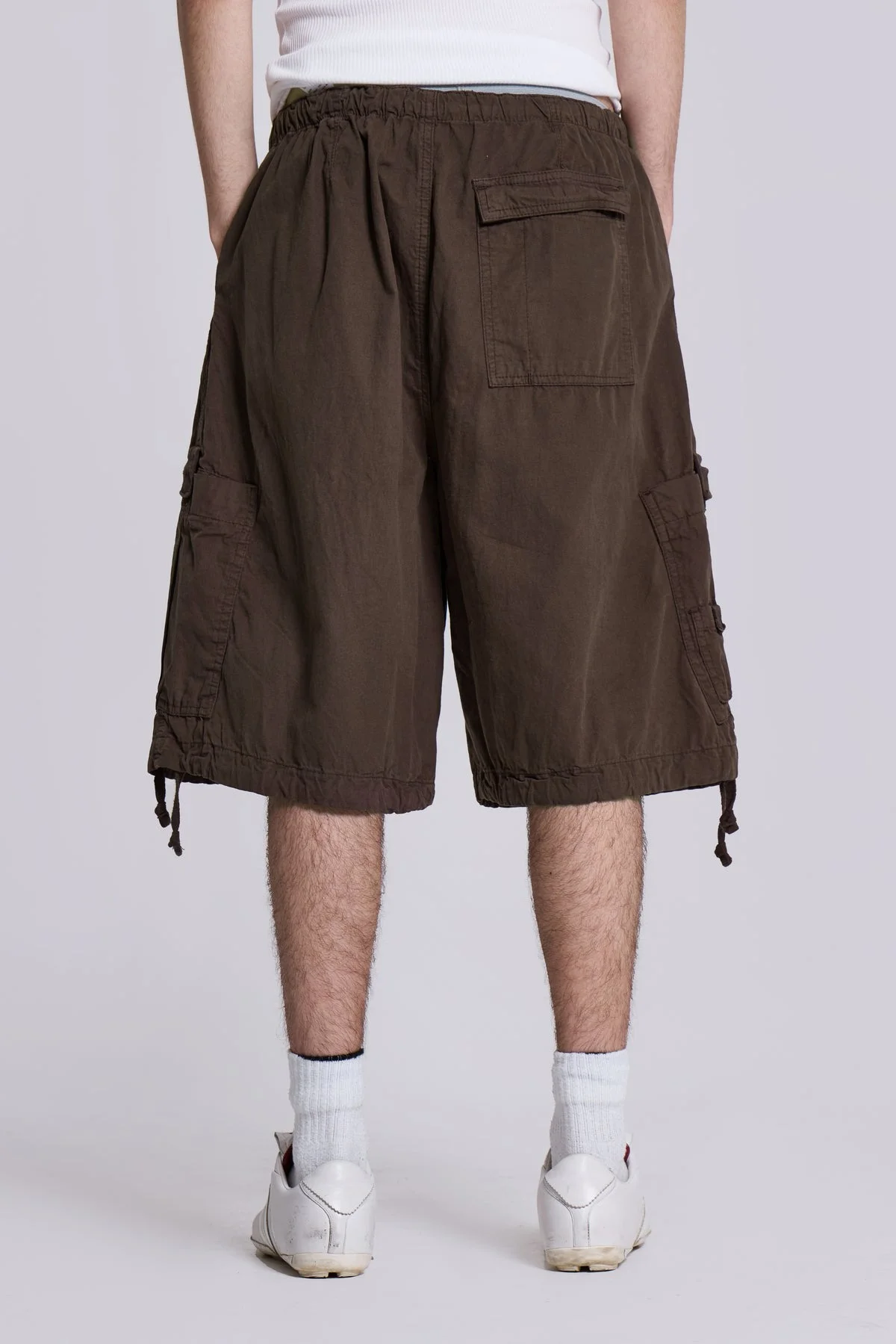 Шорты карго Jaded London Khaki Parachute - миниатюра 7