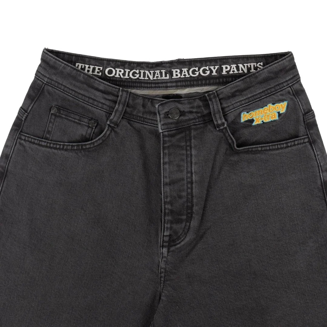 Джинсы Багги HomeBoy x-tra MONSTER Denim WASHED GRAY - миниатюра 3