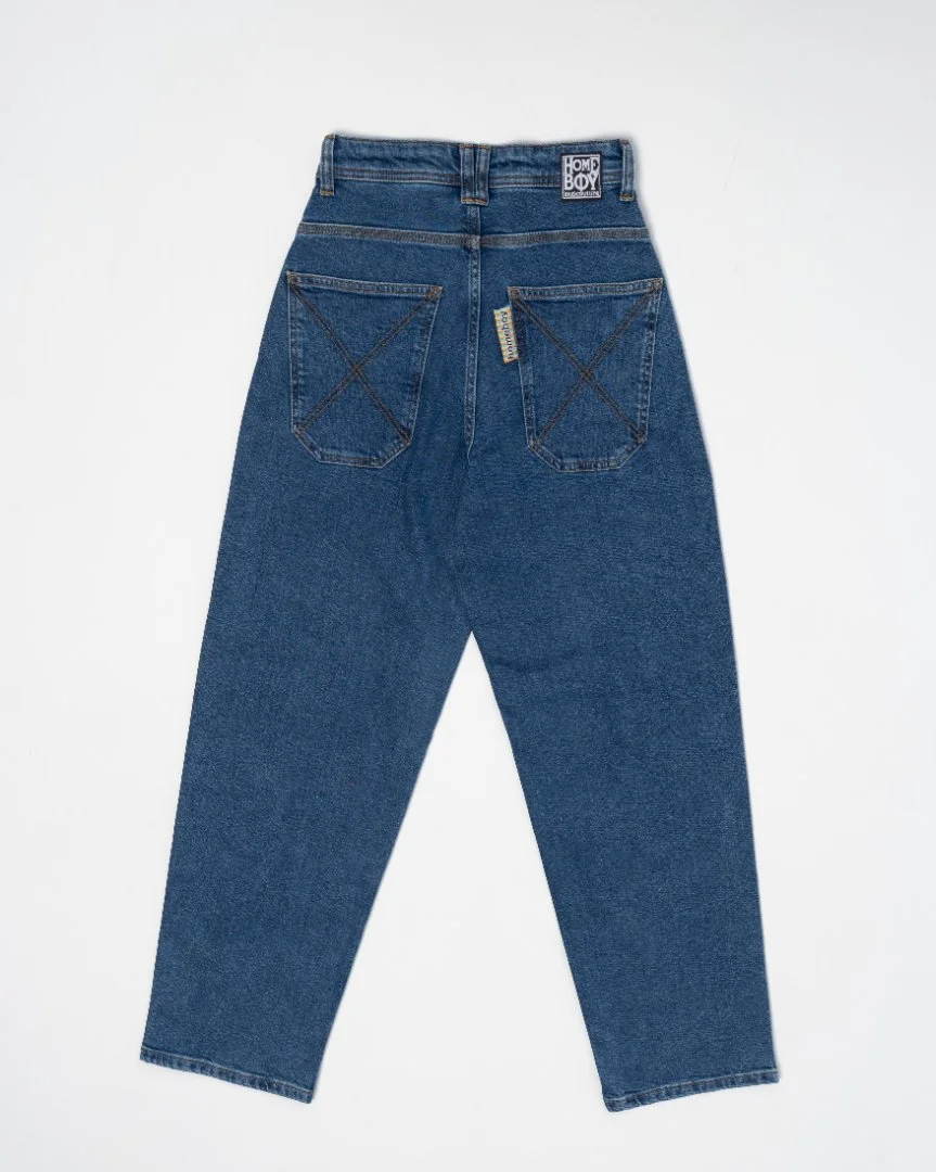 Джинсы широкие HomeBoy x-tra MONSTER Denim Washed Blue - миниатюра 9