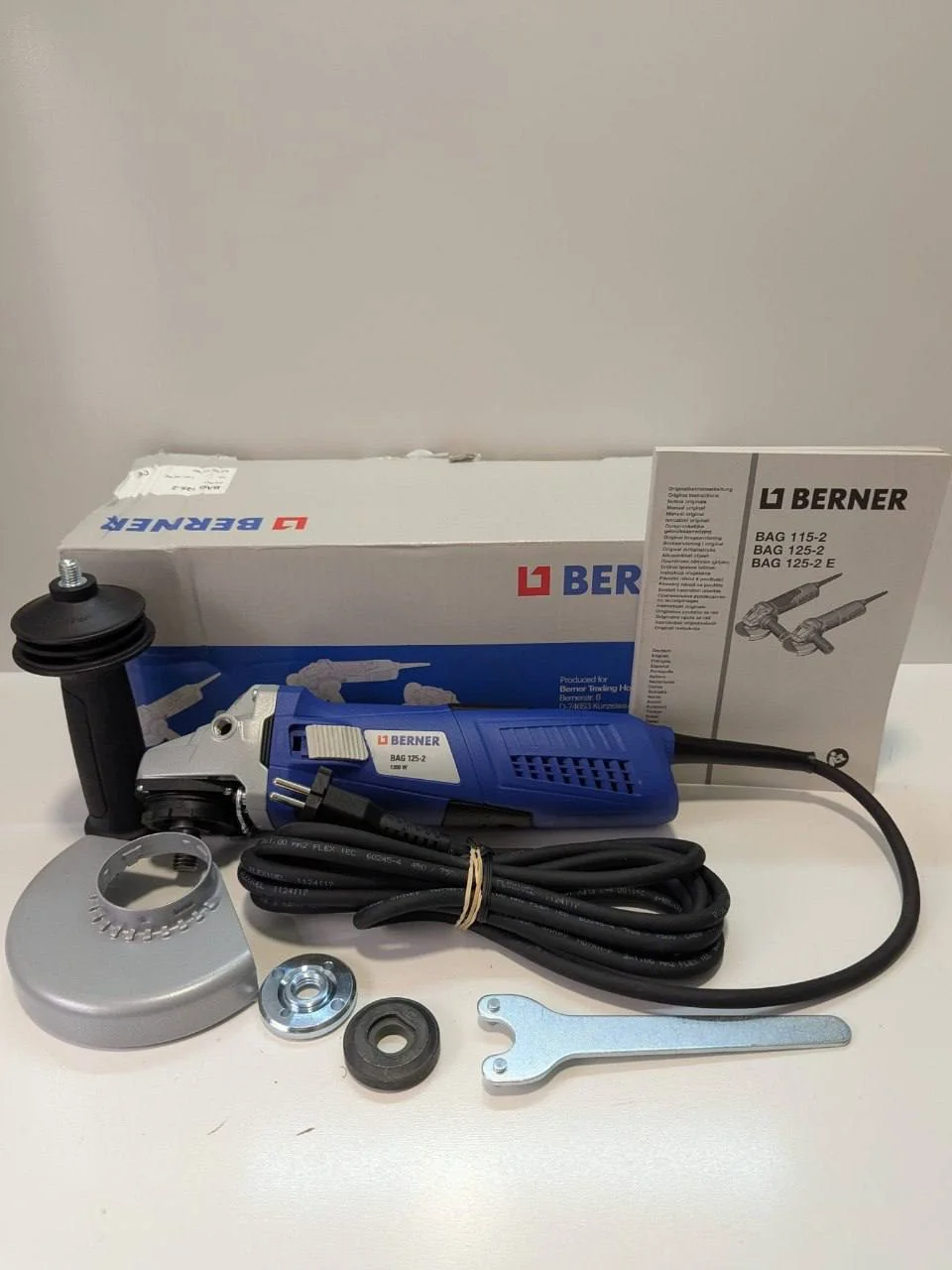 Угловая шлифовальная машина BERNER BAG 125-2 (1300W) Berner - изображение 1