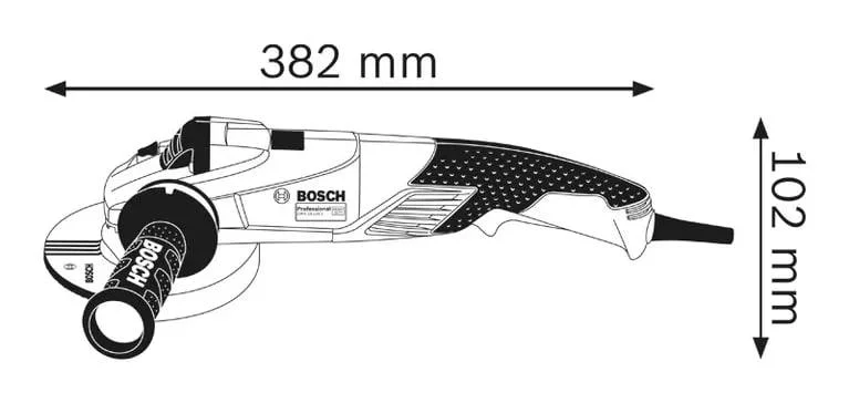 Угловая шлифмашина BOSCH GWS 18-150 - миниатюра 5
