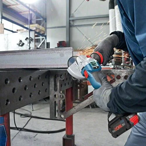 Аккумуляторная угловая шлифмашина BOSCH GWS 18V-10SC - миниатюра 5