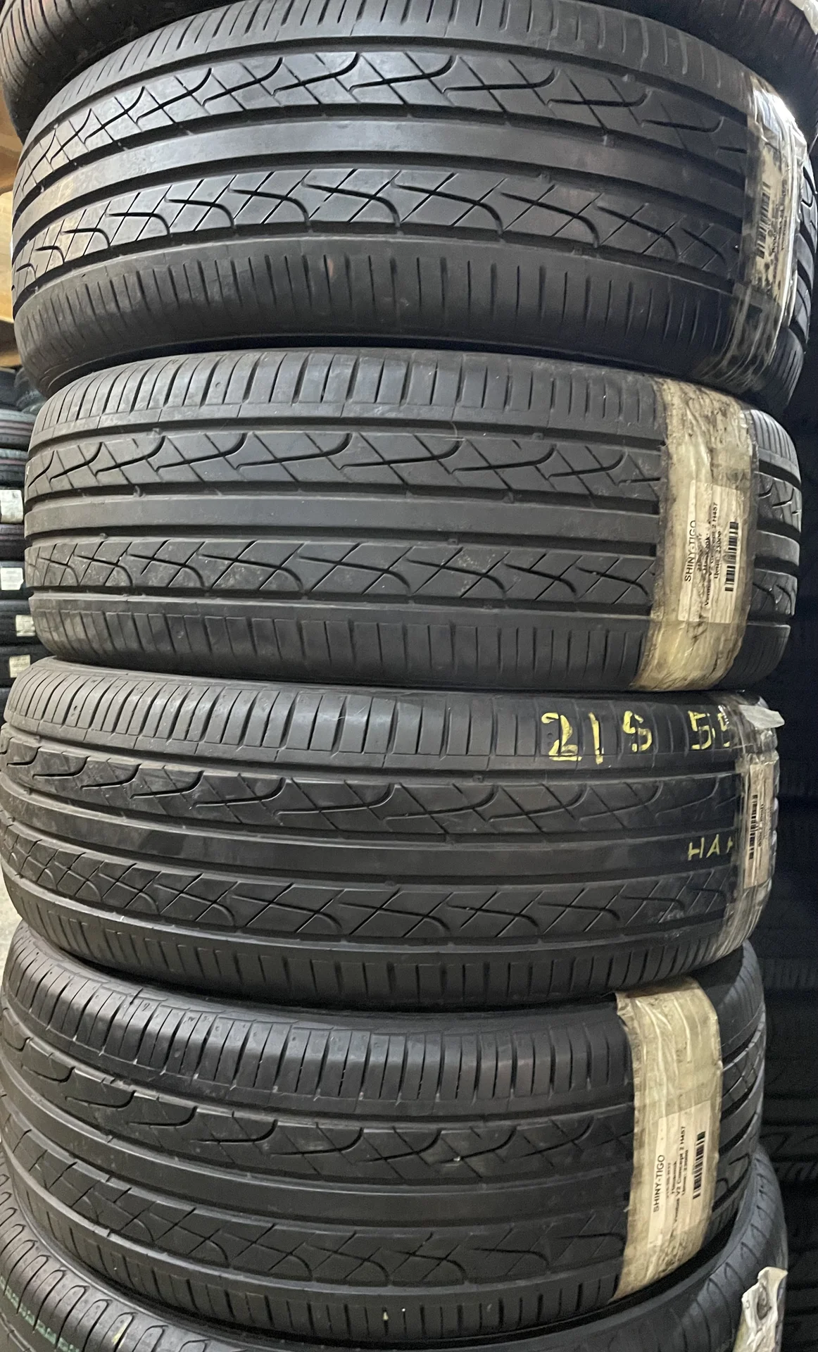 Шины б/у Летние 215 55 17 Hankook Ventus 3 K125 - миниатюра 5