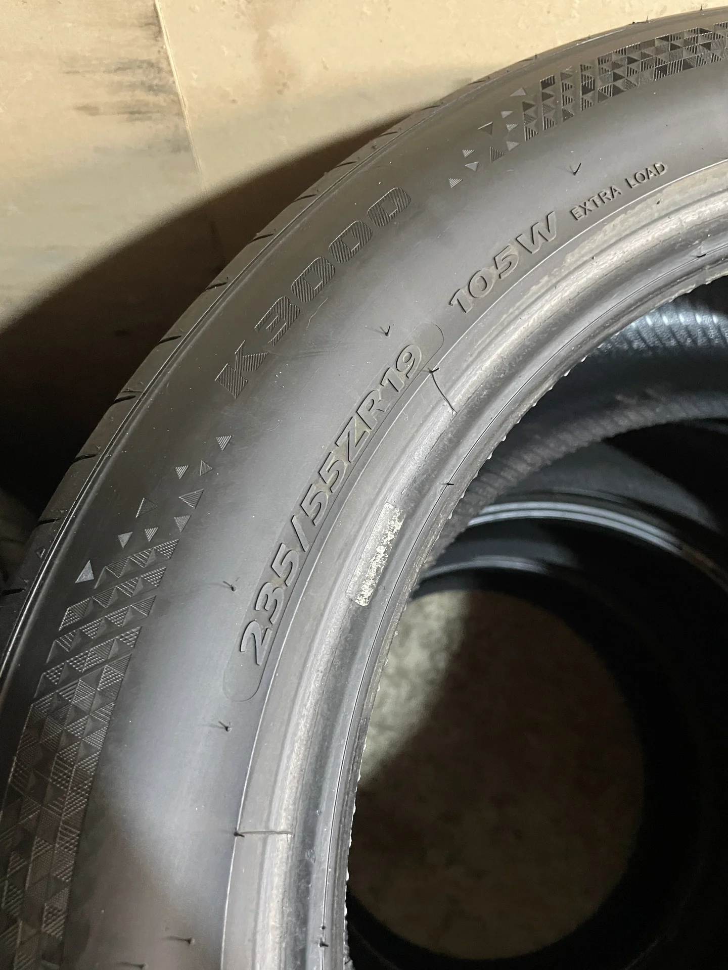 Шины б/у Летние 235 55 r19 Kapsen K3000 - миниатюра 7