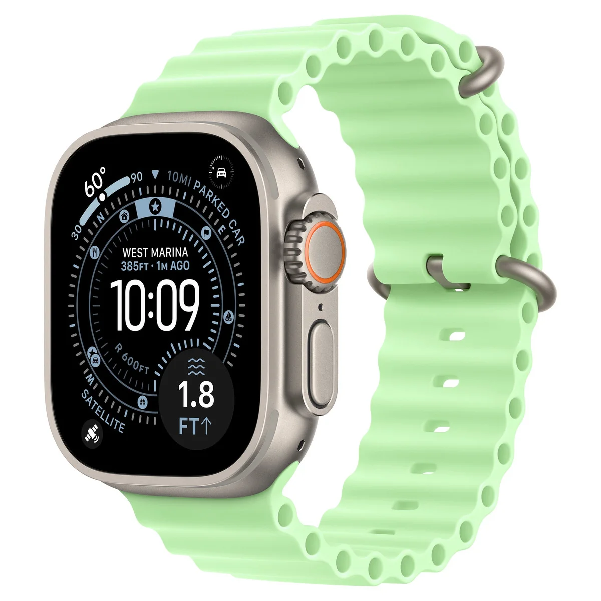 Apple Watch Ultra 3 25 49mm Ti Ocean Neon Премиум, Новый, Магазин, Гарантия - изображение 1