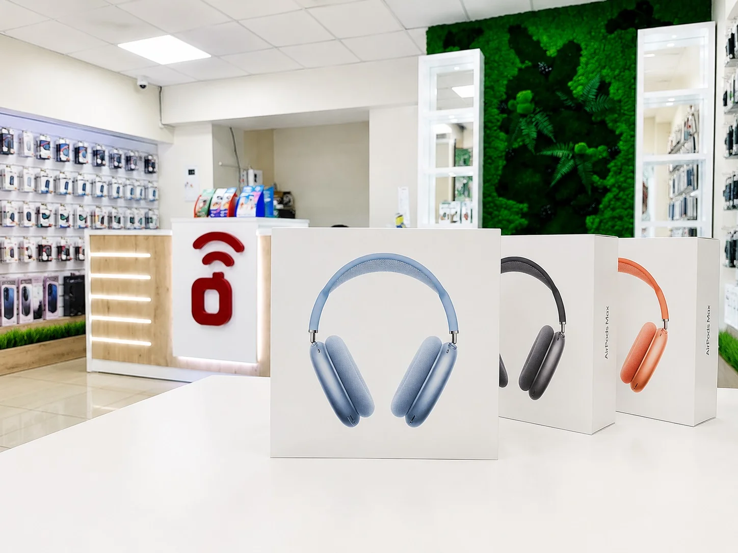 Apple AirPods Max Blue 2024 - Лидер продаж, Новый, Магазин, Гарантия - изображение 1