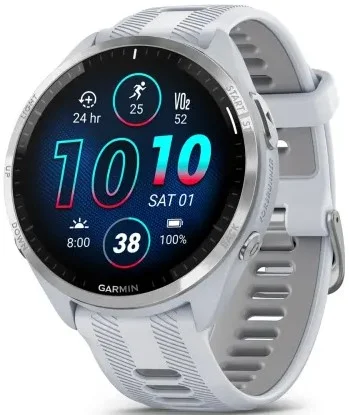 Garmin Forerunner 965 Titanium/Whitestone/Whitestone/Powder Gray Топ выбор, Новый, Магазин, Гарантия - изображение 1