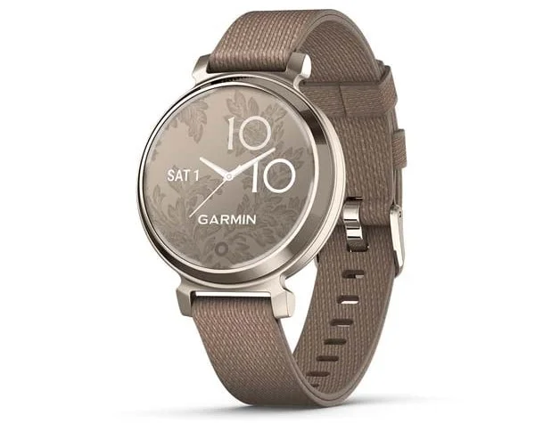 Garmin Lily 2 Classic 38 mm Cream Gold / Coffee Nylon Band - изображение 1