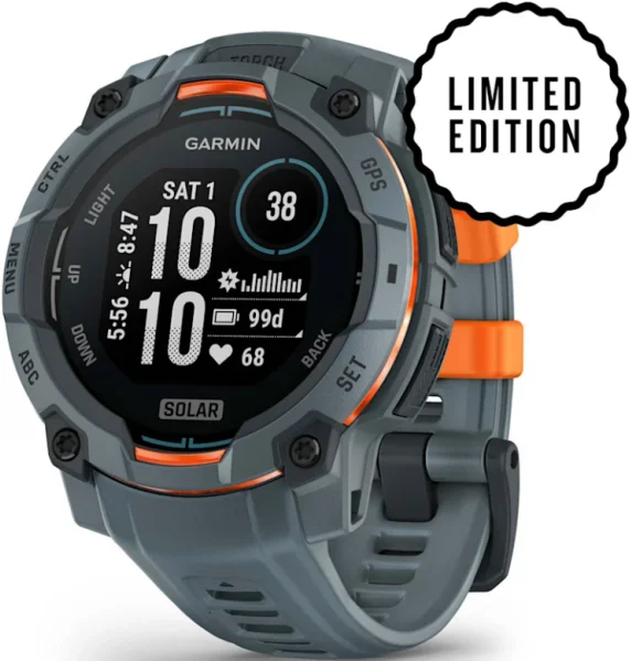 Garmin Instinct 3 45mm Solar Grey Twilight Лидер продаж, Новый, Магазин, Гарантия - изображение 1