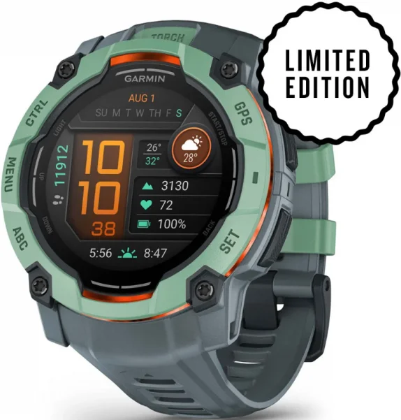 Garmin Instinct 3 50mm AMOLED Neotropic Grey Лидер продаж, Новый, Магазин, Гарантия - изображение 1