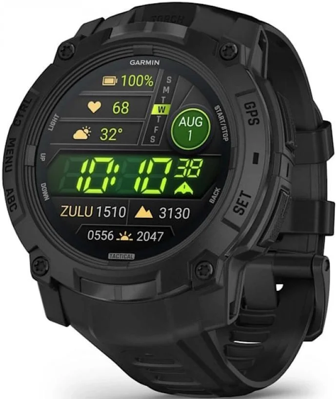 Garmin Instinct 3 50mm AMOLED Tactical Black Супер предложение, Новый, Магазин, Гарантия - изображение 1