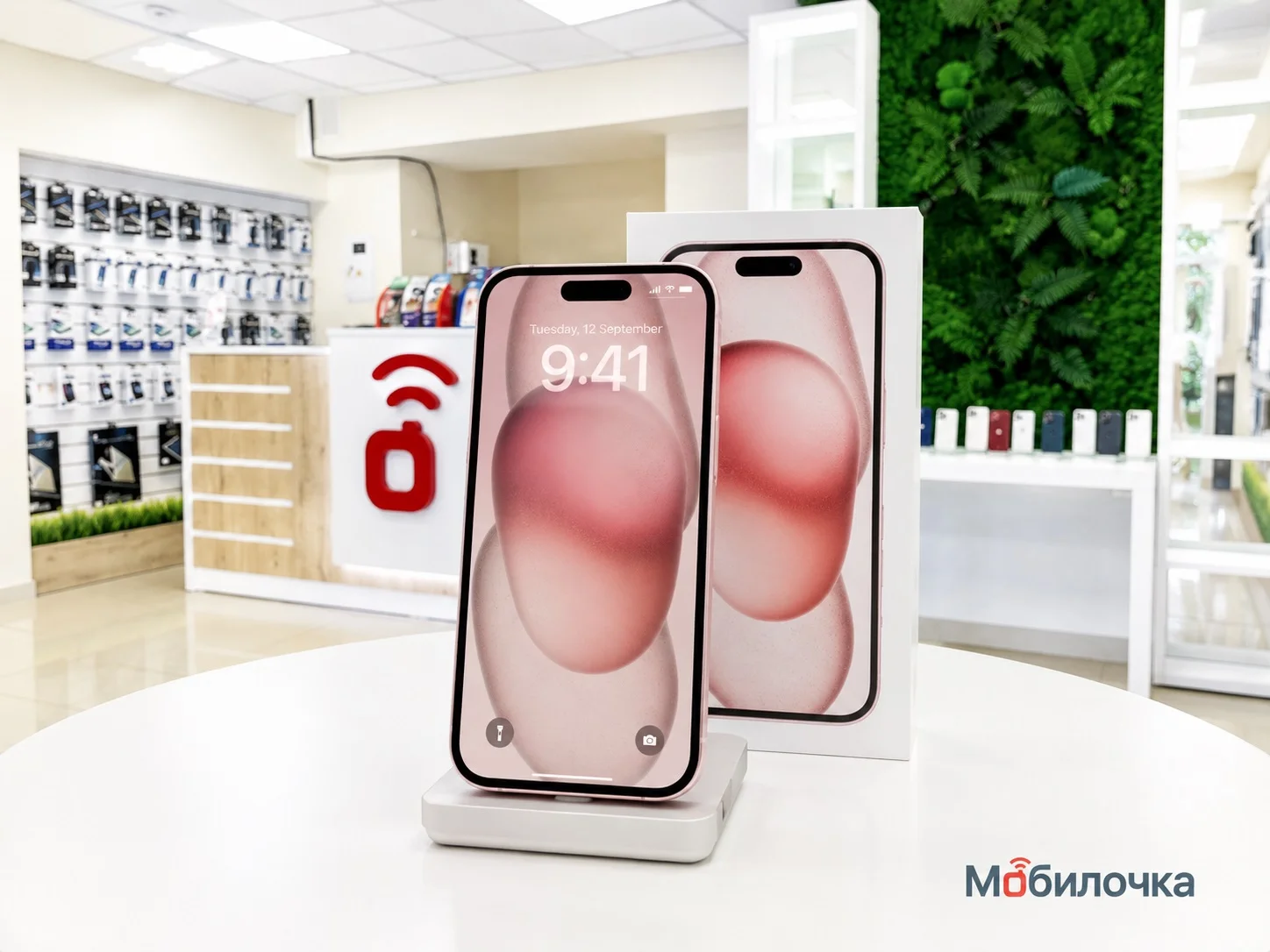 iPhone 15 128GB Pink АКБ 90% - миниатюра 2