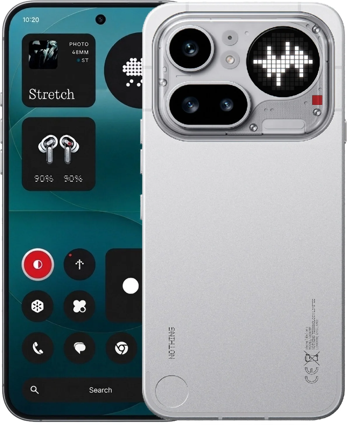 Nothing Phone (4a) Pro 8/128GB Silver Nano-SIM и eSIM - изображение 1