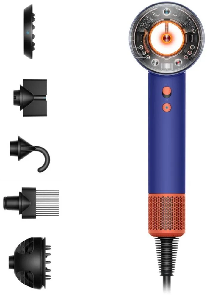 Фен Dyson Supersonic Nural HD016 Vinca Blue/Topaz - Новый, Магазин, Гарантия, Эффективная и безопасная укладка - изображение 1
