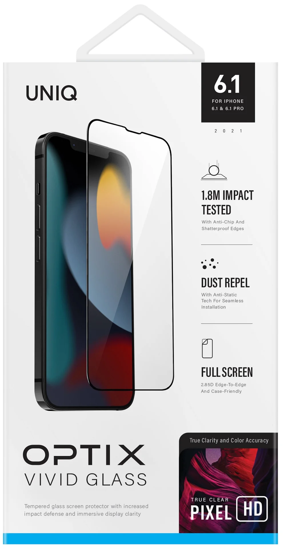 Стекло iPhone 14 Pro Uniq Optix Clear - изображение 1