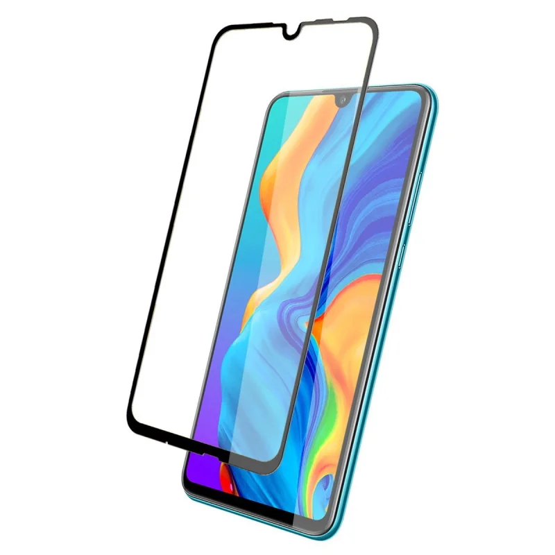 Защитное стекло 3D для Huawei P30 Lite Черное - изображение 1