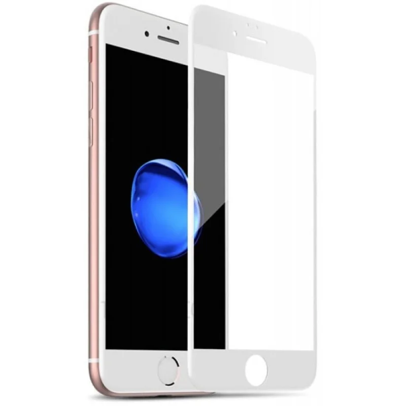 Защитное стекло 3D для iPhone 7/8 Белое - изображение 1