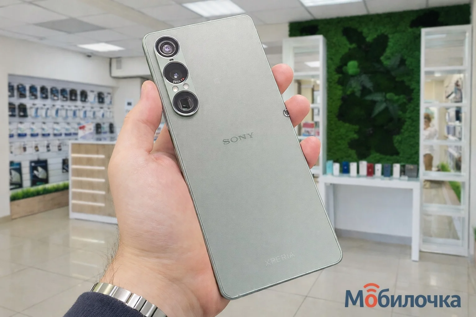 Sony Xperia 1 VII 12/256GB Moss Green Идеальное Б/У - миниатюра 2