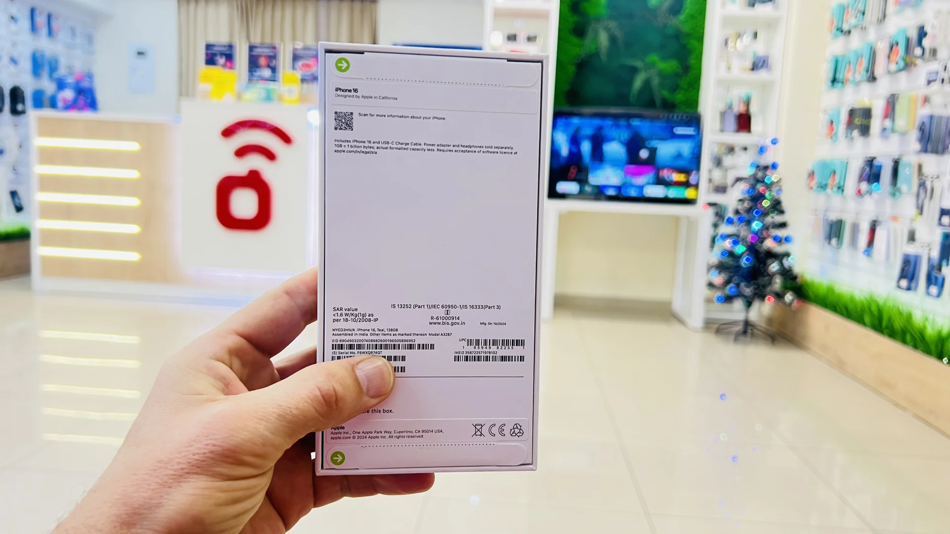 Apple iPhone 16 Plus 128GB Teal Эксклюзивная цена, Новый, Магазин, Гарантия - миниатюра 7