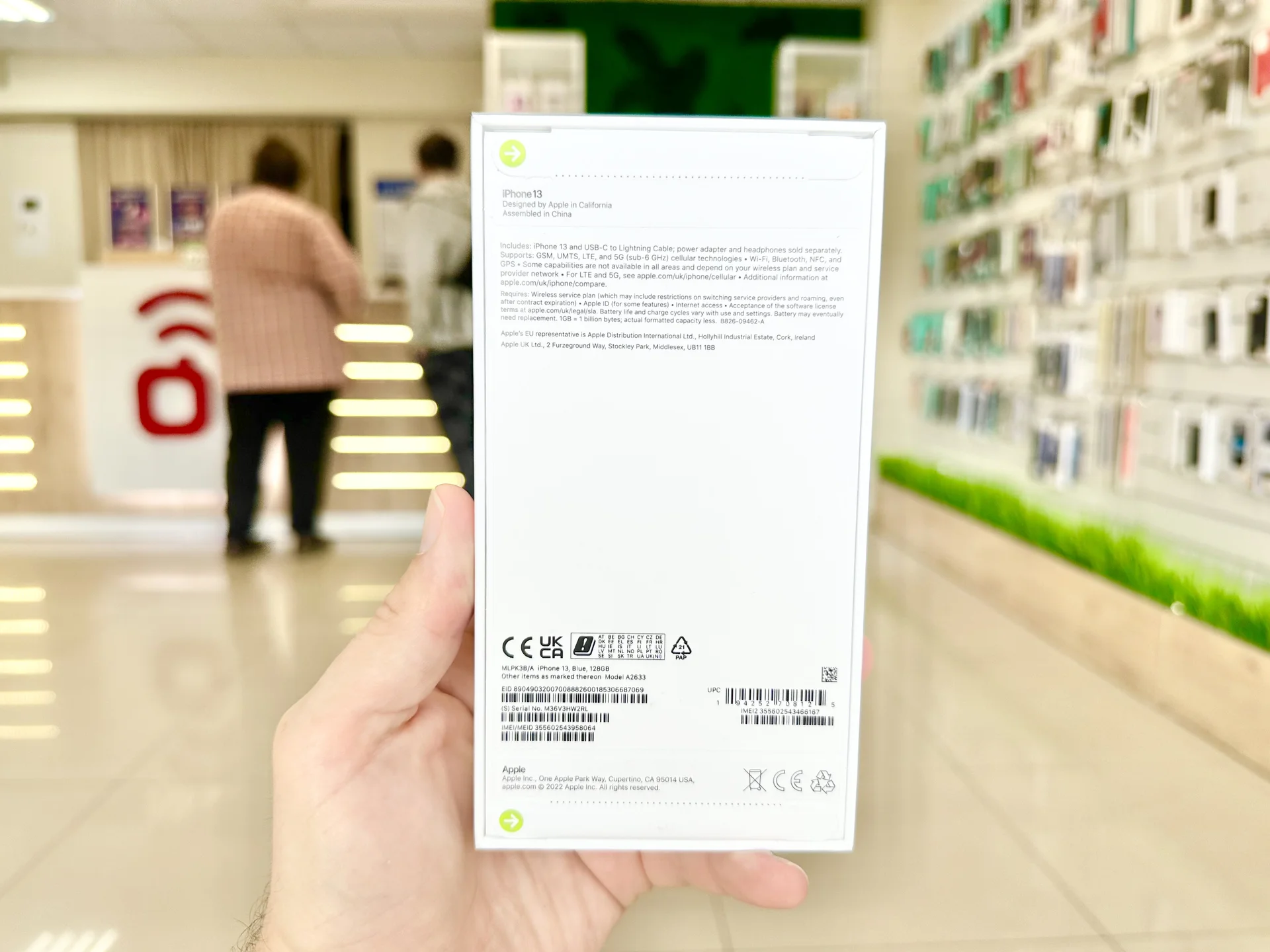 Apple iPhone 13 256GB Blue Лучшая цена, Новый, Магазин, Гарантия - миниатюра 6