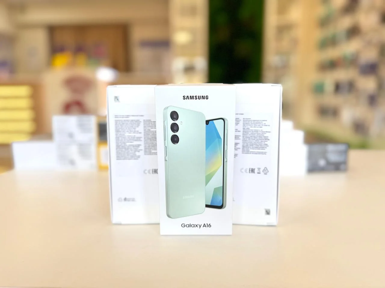 Samsung Galaxy A16 4/128GB Water Green,Лидер продаж,Новый,Магазин,Гарантия - изображение 1