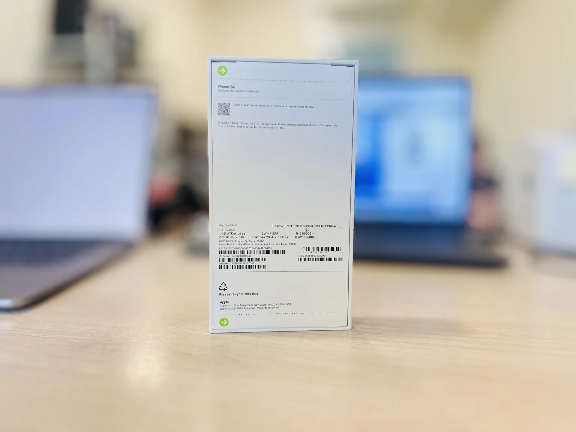 Apple iPhone 16e 512GB Black Лидер продаж, Новый, Магазин, Гарантия - миниатюра 6