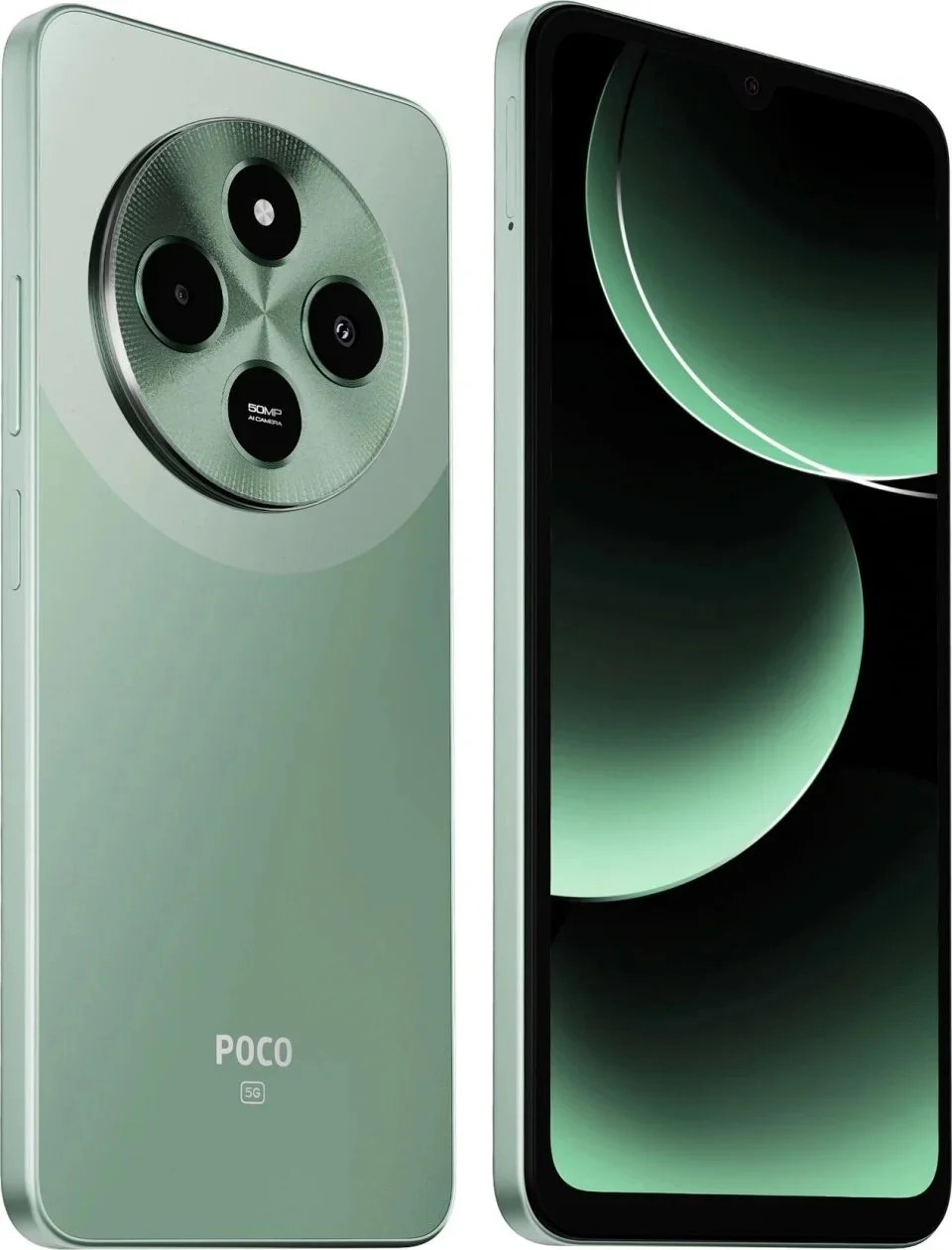 Xiaomi Poco M7 6/128 Mint Green Топ выбор, Новый, Магазин, Гарантия - изображение 1