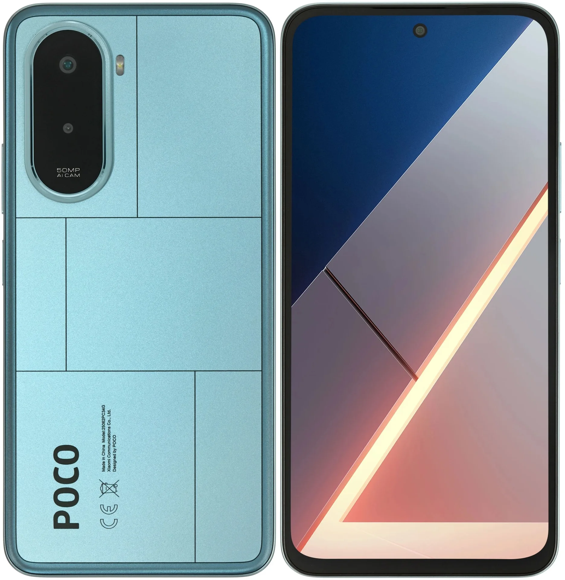 Xiaomi Poco M7 4G 6/128 Aqua Blue Супер цена, Новый, Магазин, Гарантия - изображение 1