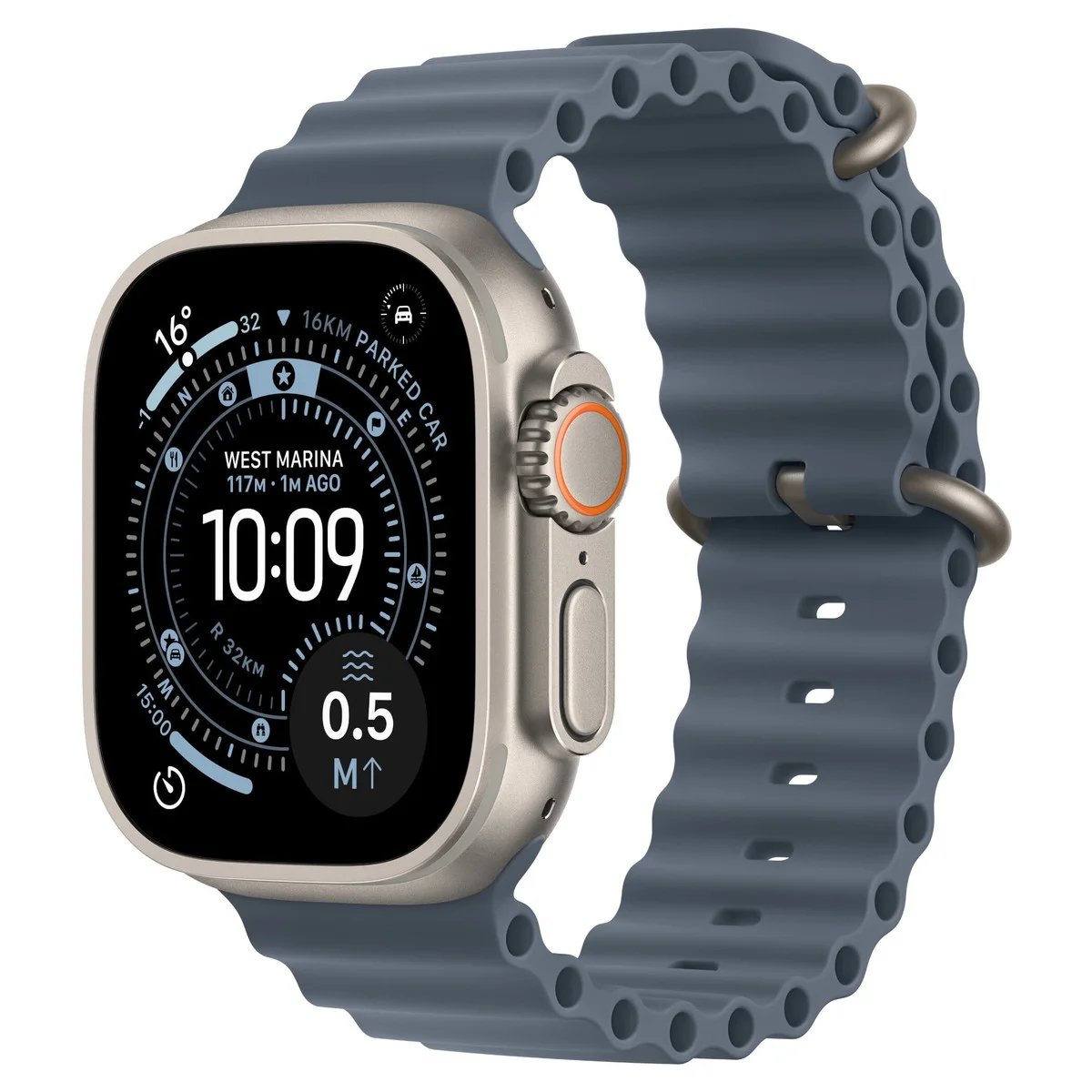 Apple Watch Ultra 3 25 49mm Ti Ocean Blue Премиум, Новый, Магазин, Гарантия - изображение 1