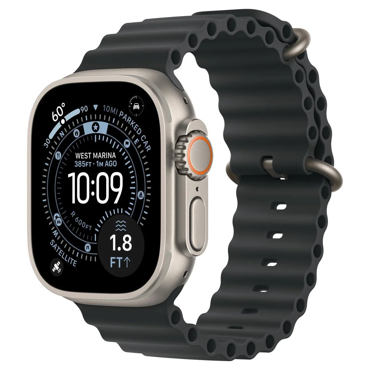 Apple Watch Ultra 3 25 49mm Ti Ocean Black Премиум, Новый, Магазин, Гарантия