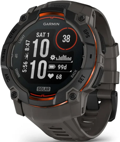 Garmin Instinct 3 50mm Solar Black Топ выбор, Новый, Магазин, Гарантия - изображение 1