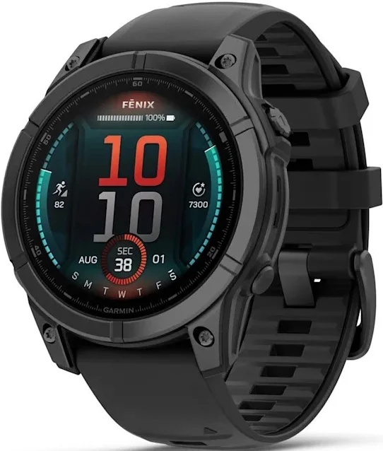 Garmin Fenix E AMOLED 47 Black/Black Silicone Band Эксклюзивная цена, Новый, Магазин, Гарантия - изображение 1