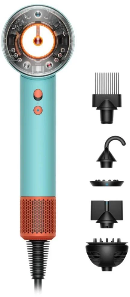 Фен Dyson Supersonic Nural HD016 Ceramic Patina/Topaz - Новый, Магазин, Гарантия, Профессиональная сушка и уход - изображение 1