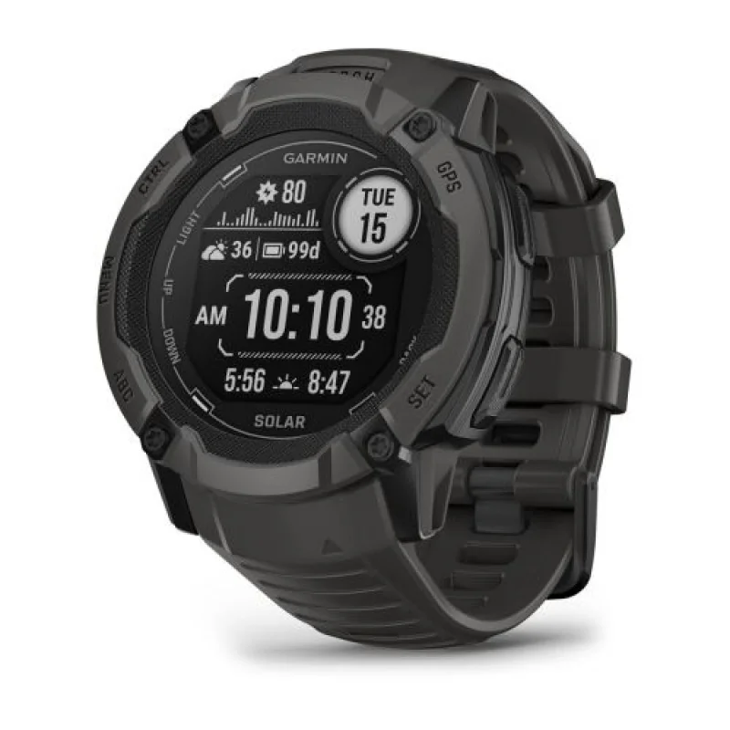 Garmin Instinct 2X Solar Graphite Лидер продаж, Новый, Магазин, Гарантия - изображение 1
